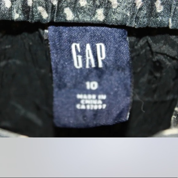 Gap Women Silk Summer Boho Blue White Geometrical Dress Spaghetti Strap 10 - Picture 10 of 10